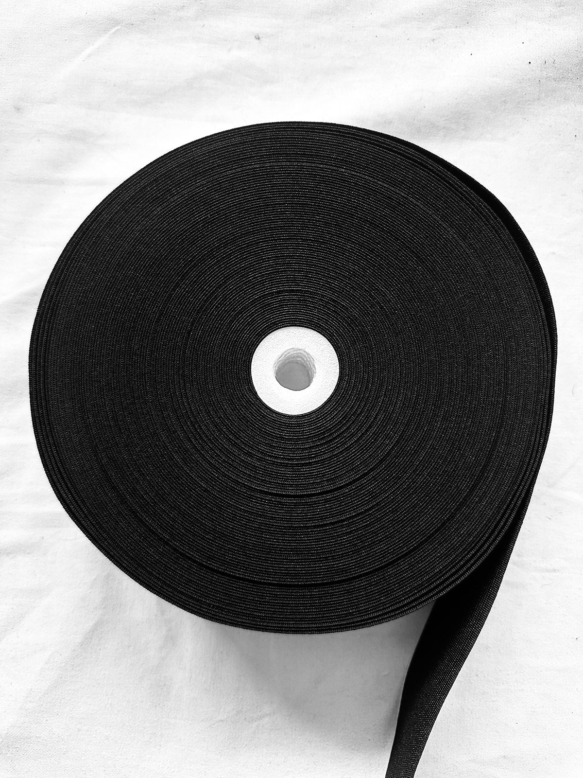 Medium Flat Non Roll Elastic Multiple Sizes Made in Japan Black