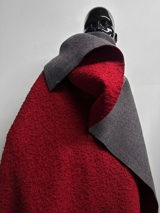 Italian Double Faced Wool Alpaca Casentino Cloth