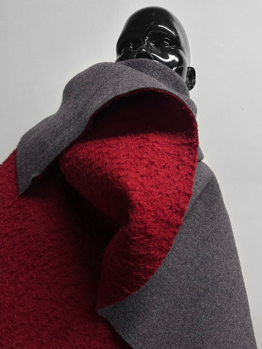 Italian Double Faced Wool Alpaca Casentino Cloth