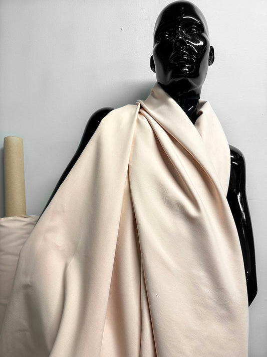 Italian Brushed Cotton Heavy Suiting in Petal