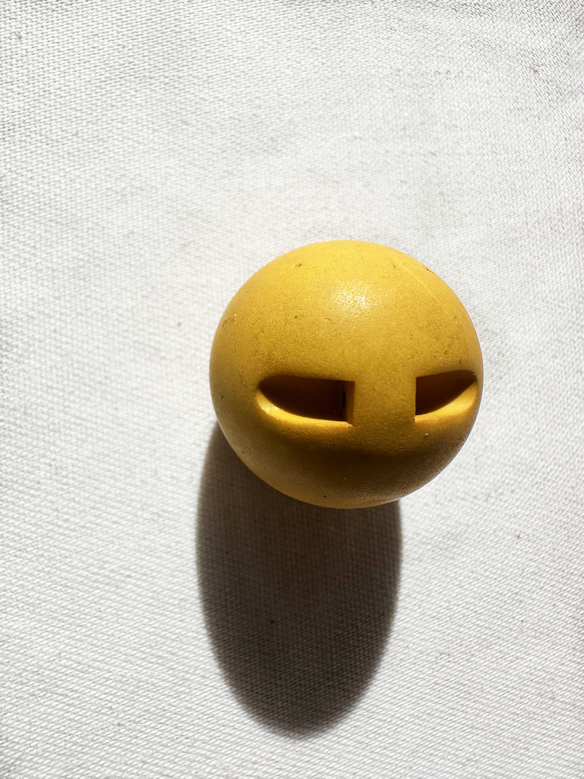 Vintage Italian Matte Ball Buttons Goldenrod