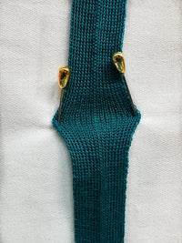 Teal Wool Knit Binder