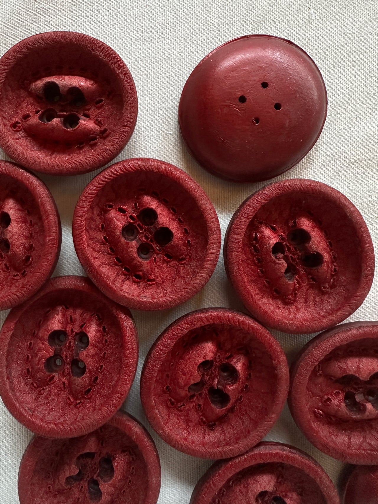 Vintage Italian Rain Forest Inspired Buttons