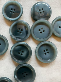 Vintage Italian Casein Blue Gray Buttons