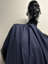 5 1/2 Yards Luxury Superfine Summer Weight Flannel Pintripe -4