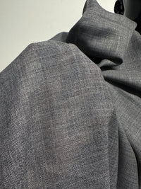 BC Gray Melange Summer Wool Gauze - N14
