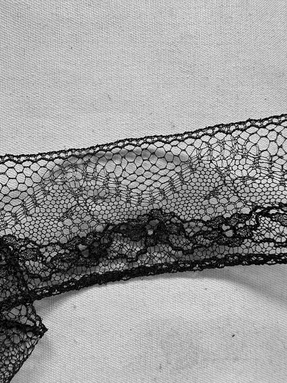 1 1/2" Wide Delicate Deadstock Solstiss Lace Trim