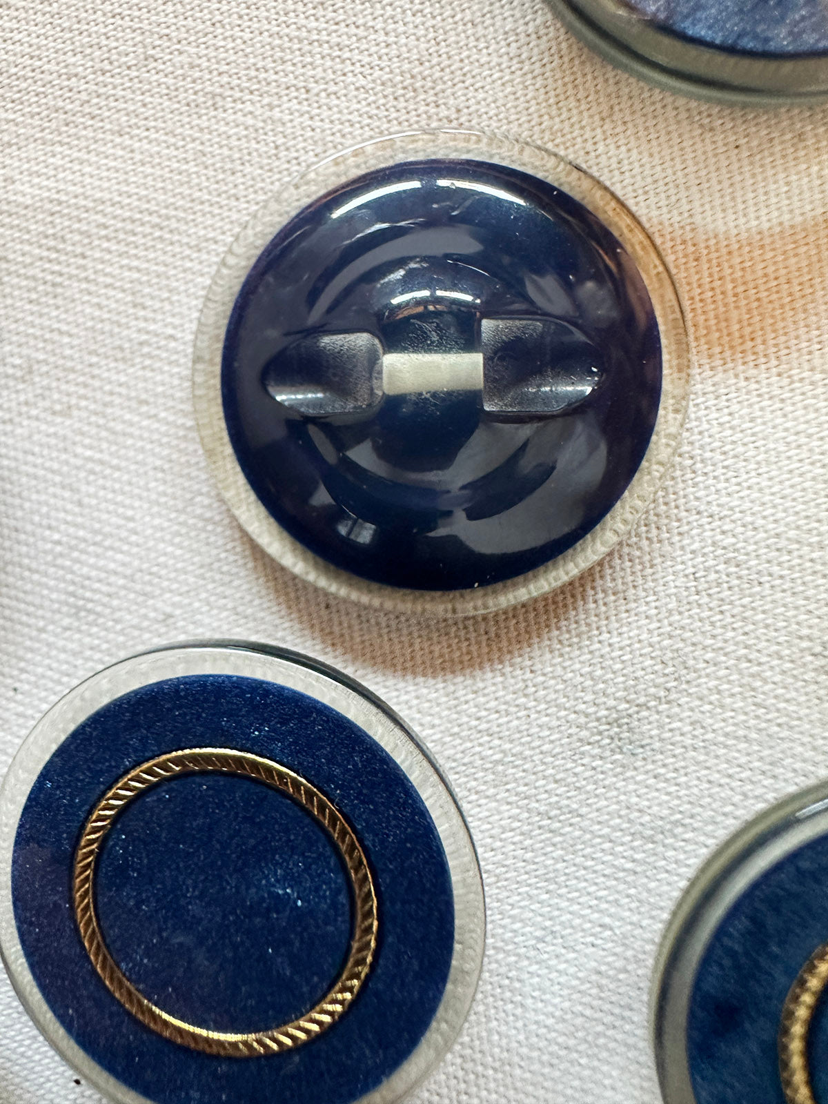 Vintage Holy Roman Blue Marble-esque Buttons