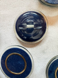 Vintage Holy Roman Blue Marble-esque Buttons