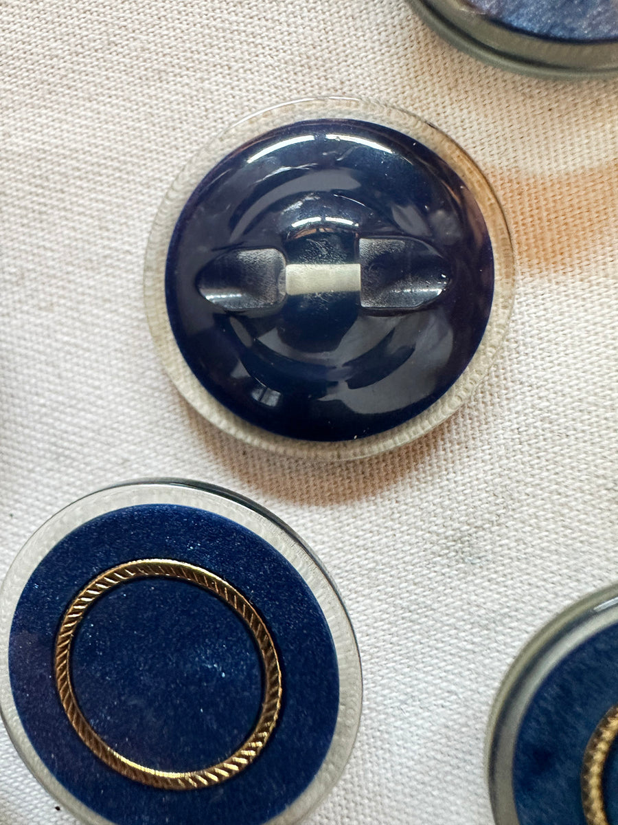 Vintage Holy Roman Blue Marble-esque Buttons