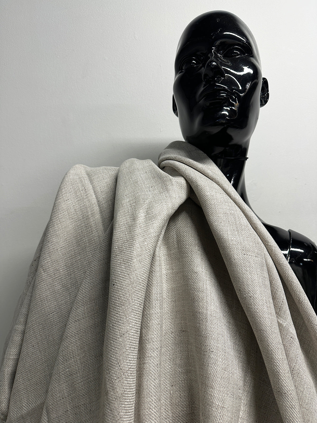 2 Yards BC Flax Melange Soft Drape Linen - N15