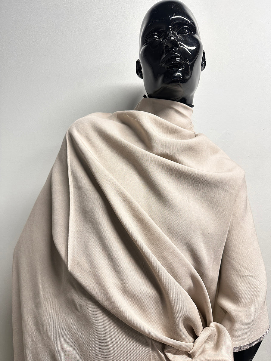 BC Extra Drapey Twill Weave Crepe in Stone