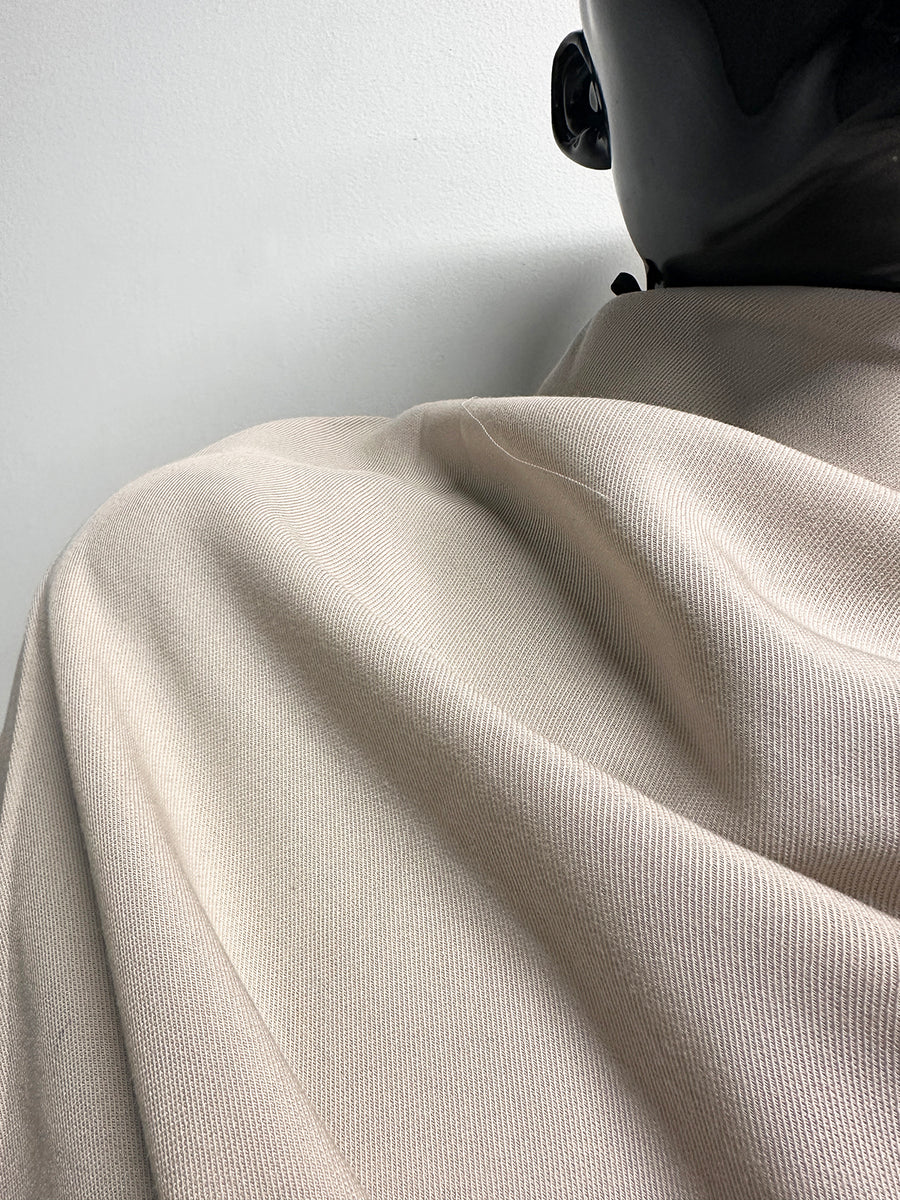 BC Extra Drapey Twill Weave Crepe in Stone