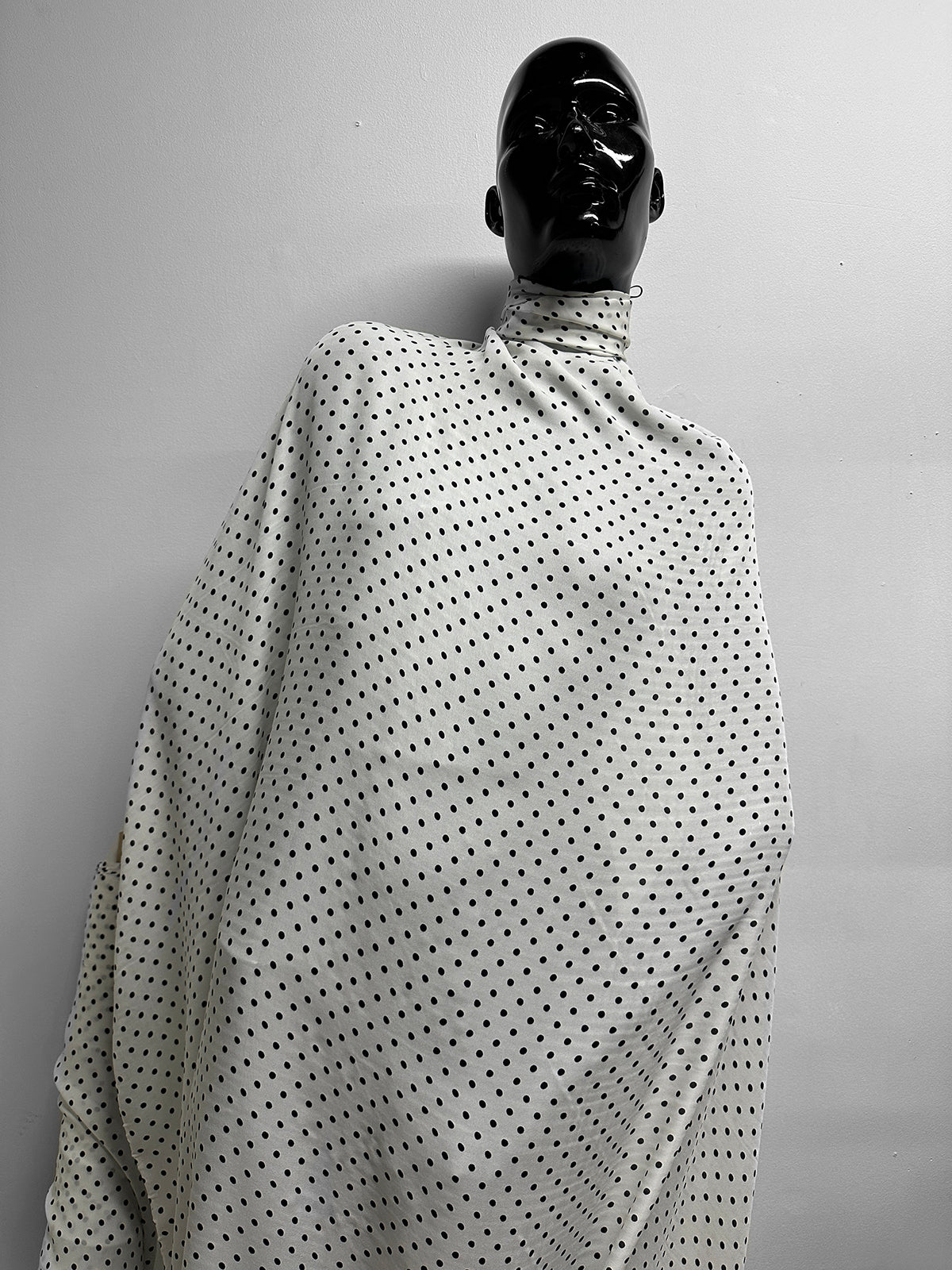 Silk Polka Dot Crepe Blouse Weight