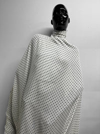 Silk Polka Dot Crepe Blouse Weight