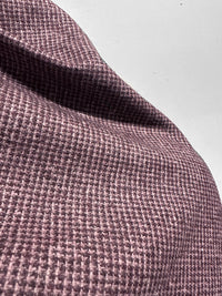 BC Luxury Wine Flannel Houndstooth Suiting