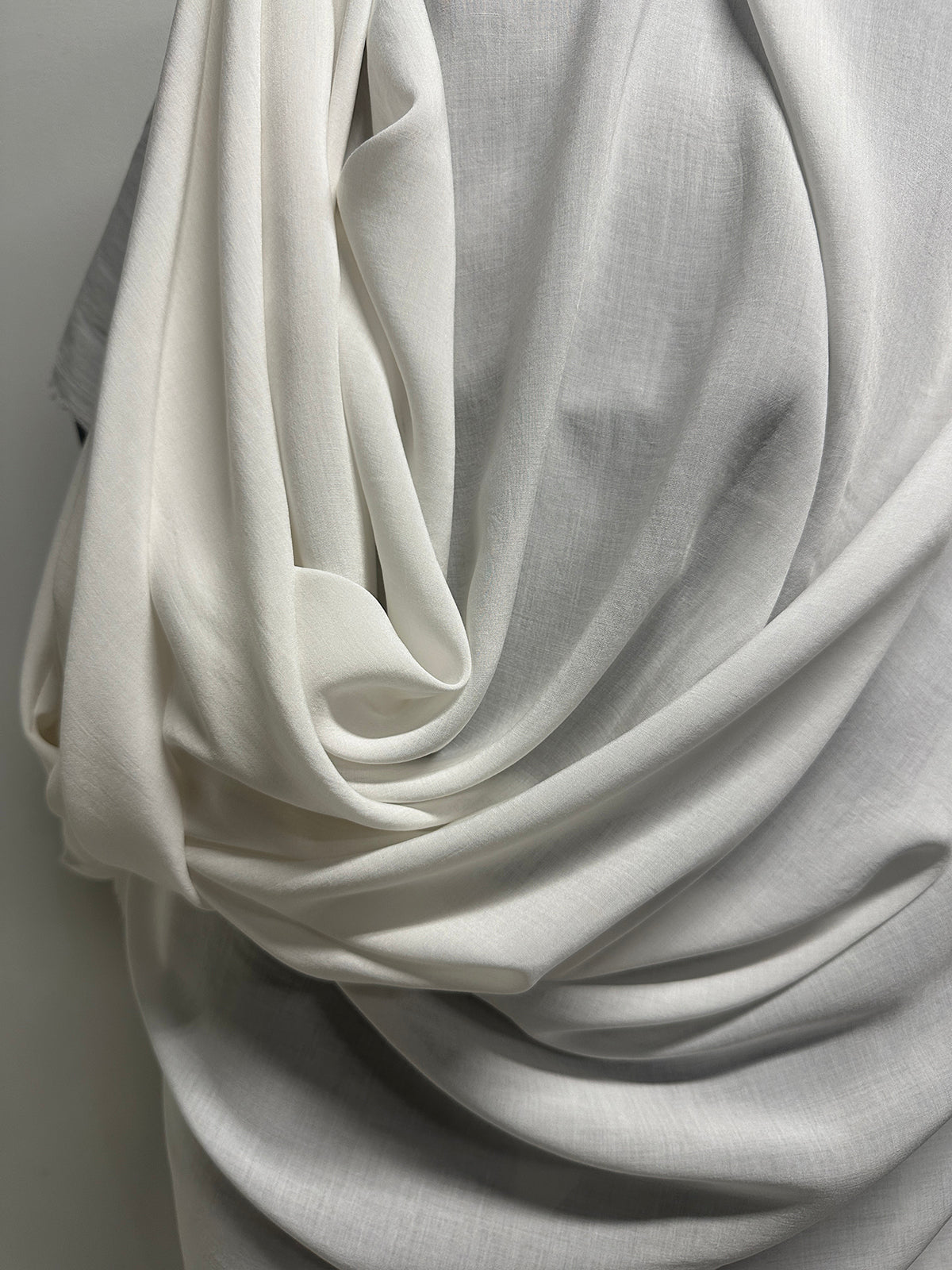 Drapey Fine Undyed Semi Sheer Rayon Challis