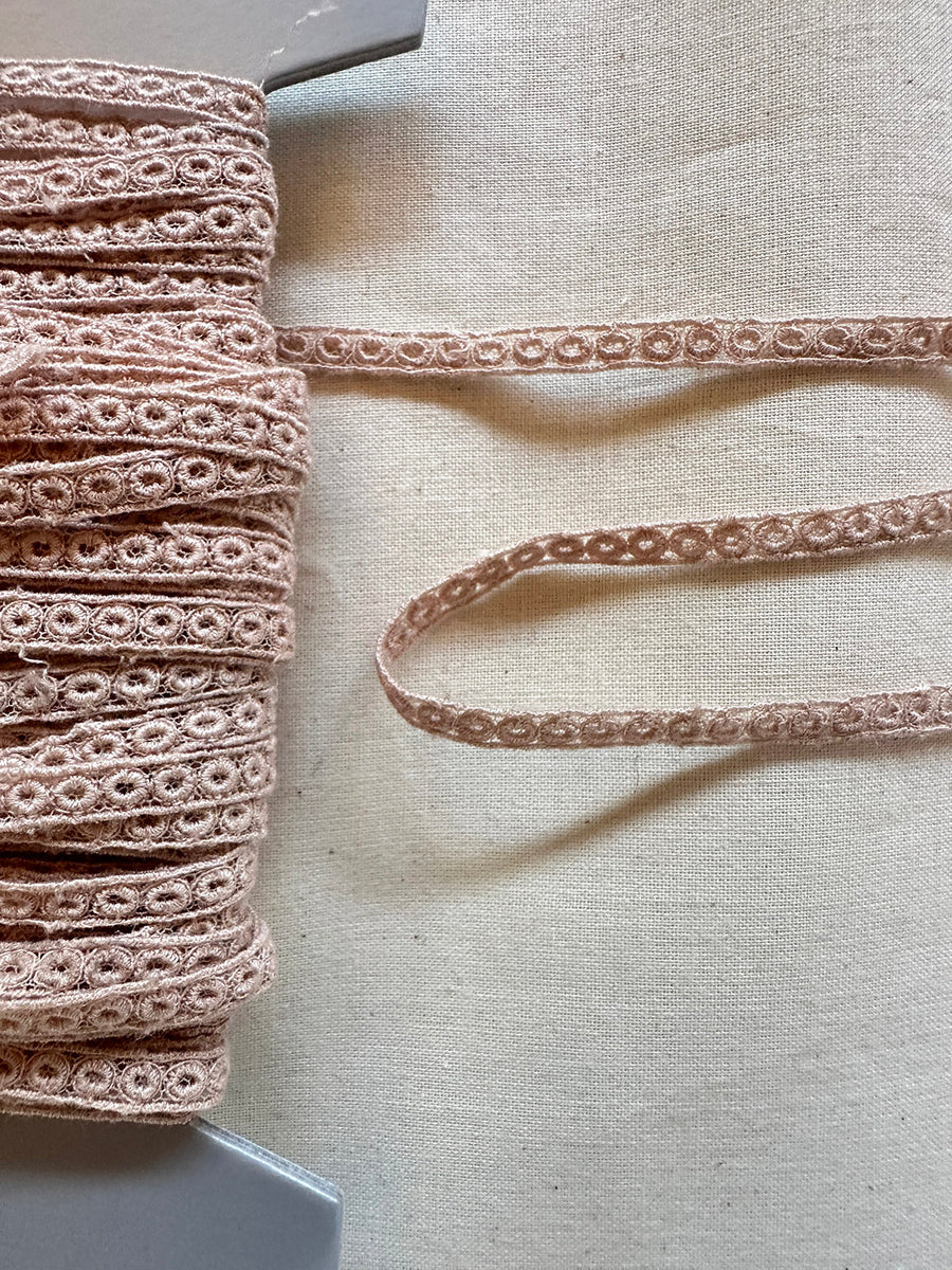 Fine Embroidered Lace Lace Trim Beige