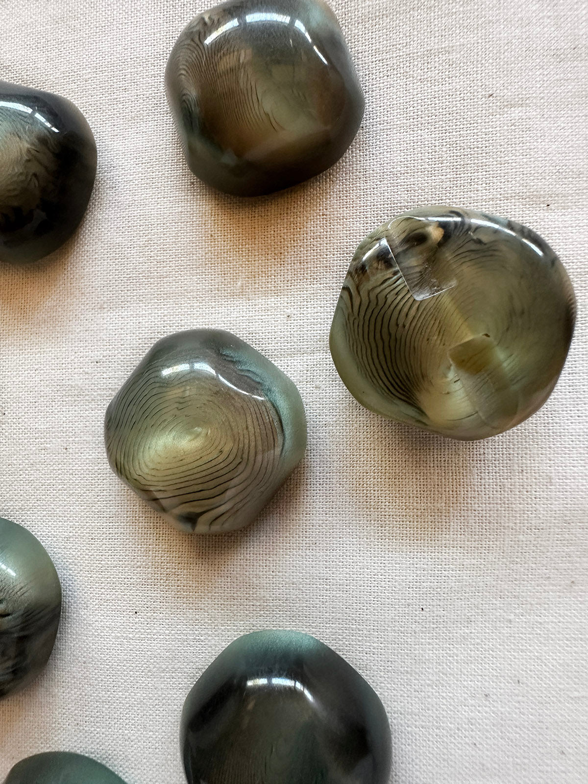 Vintage Italian Stalagmite Pool Buttons