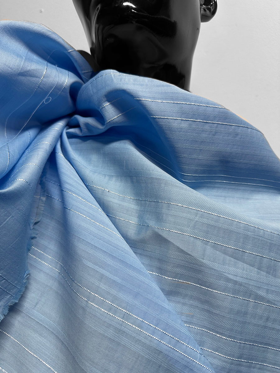 Italian Luxury Mill Cotton Silk Viscose Jacquard