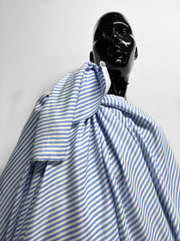 Italian Summer Striped Sandwashed Silk
