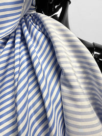 Italian Summer Striped Sandwashed Silk