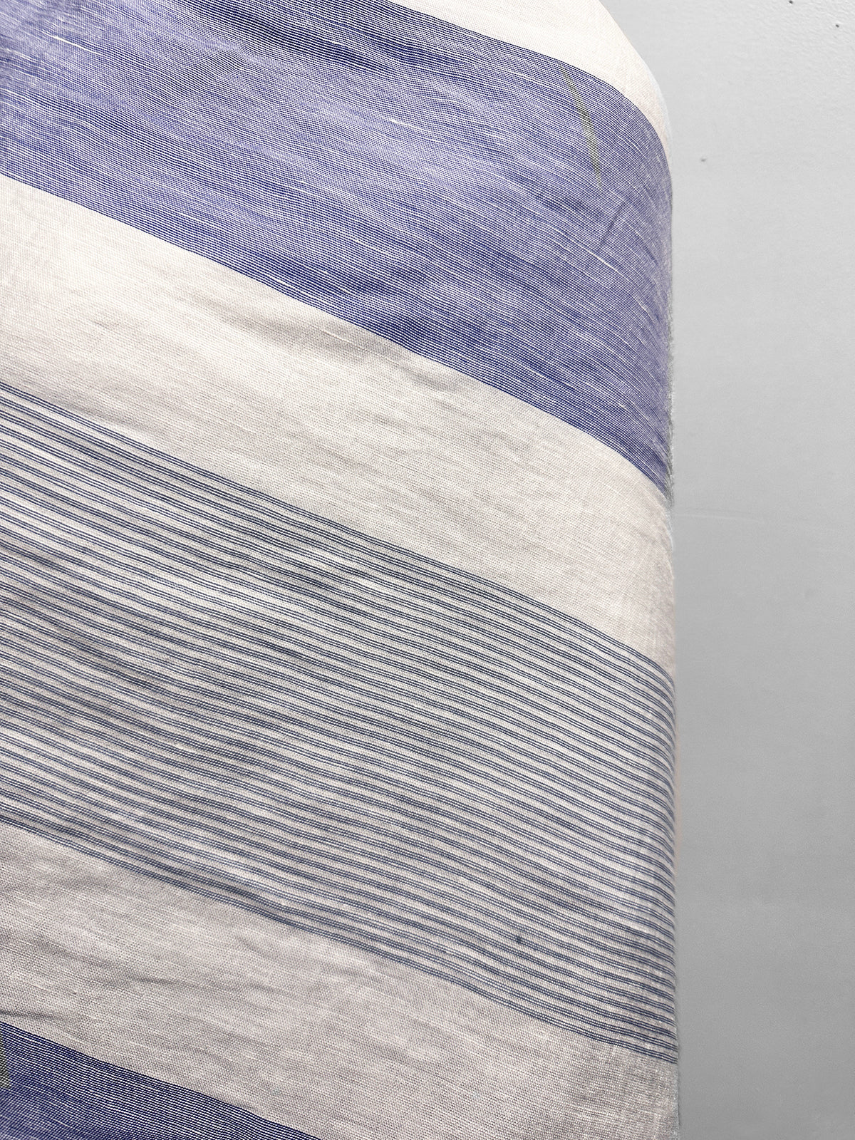 Italian Summer Striped Slub Linen Blend