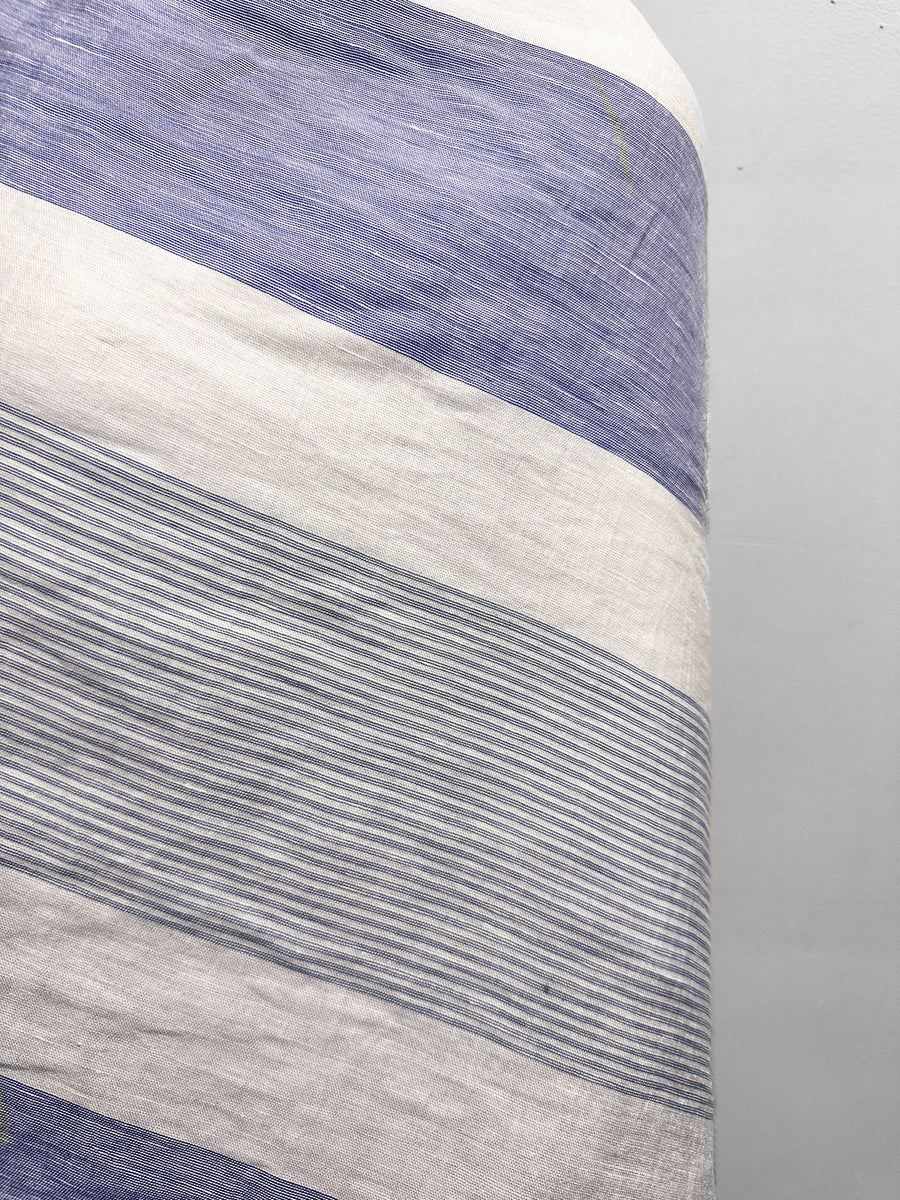 Italian Summer Striped Slub Linen Blend
