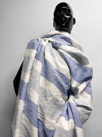 Italian Summer Striped Slub Linen Blend