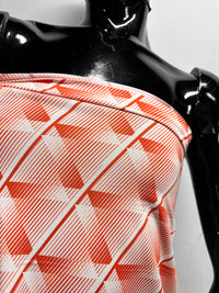 Italo Disco Print Swim Wear Fabric