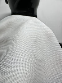 Albini Canclini Bright White Oxford Basketweave Cotton Shirting