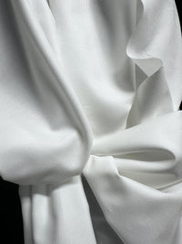 Albini Canclini Bright White Oxford Basketweave Cotton Shirting