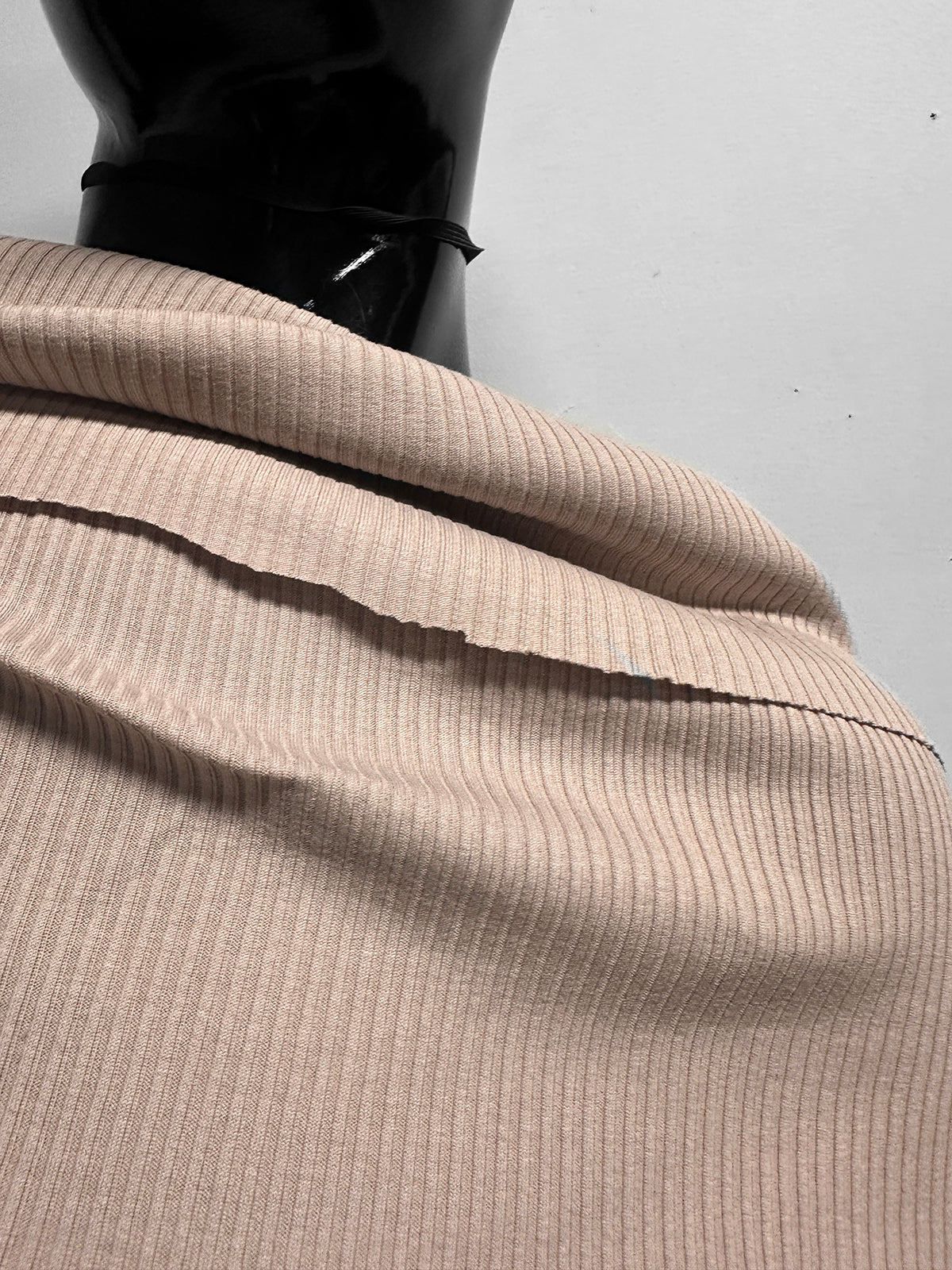 BC Luxury Cotton Ribbed Knit in Beige
