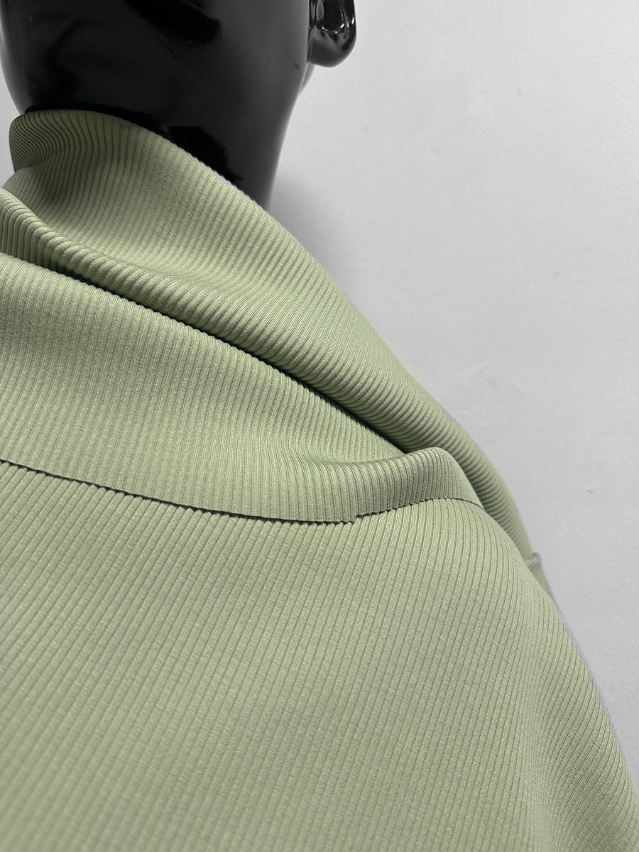 BC Luxury Cotton Ribbed Knit in Sage