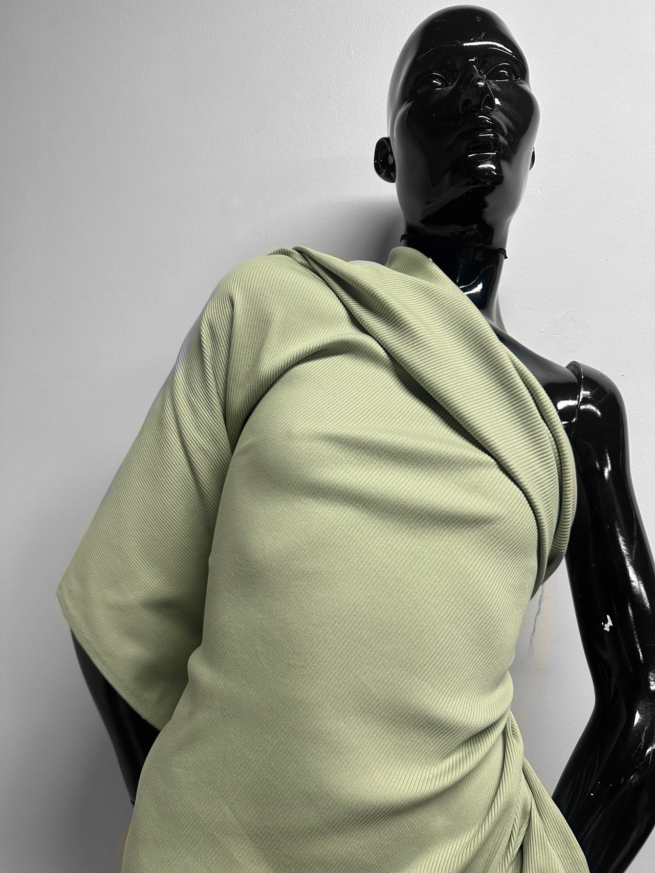 BC Luxury Cotton Ribbed Knit in Sage