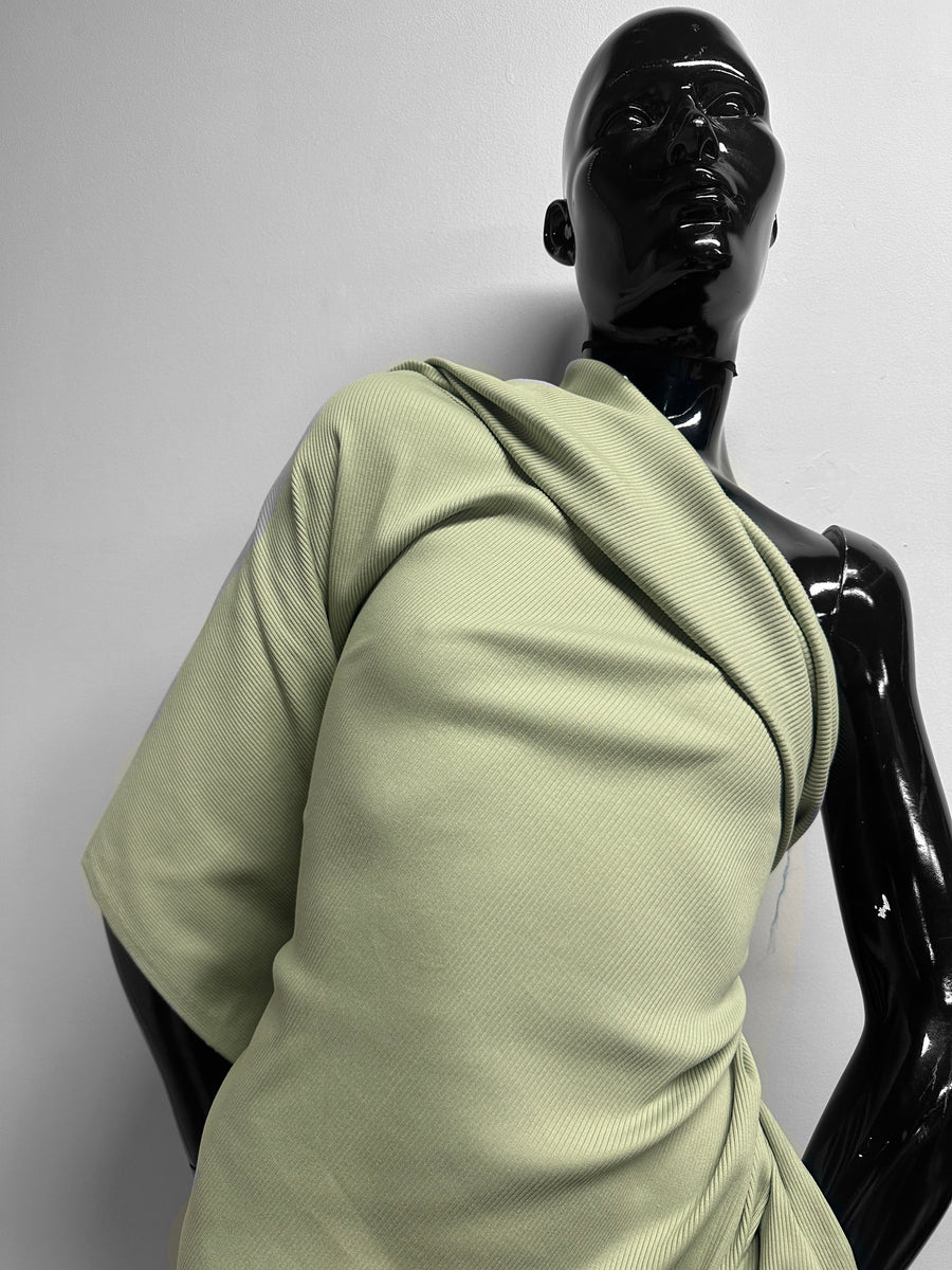 BC Luxury Cotton Ribbed Knit in Sage