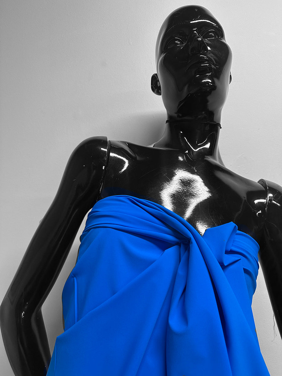 Italian Cobalt Swim Suit Fabric