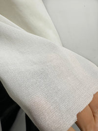 Italian Refined White Gauze For Garment Sewing