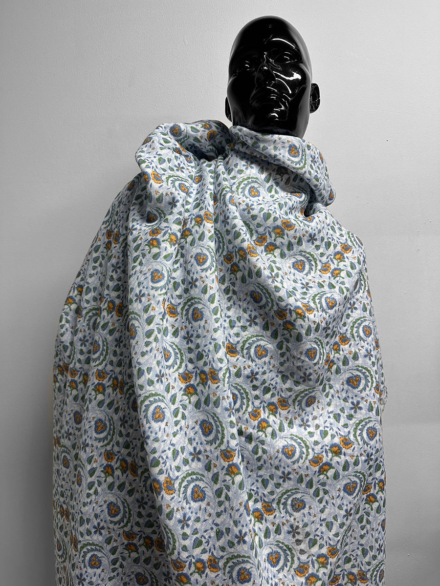 Italian Soft Eastern Print Cotton Linen
