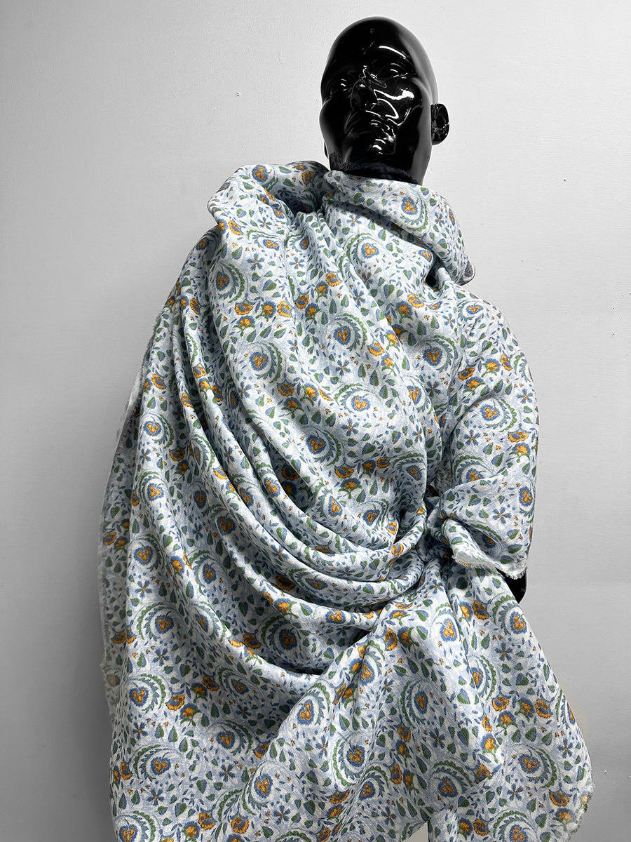 Italian Soft Eastern Print Cotton Linen