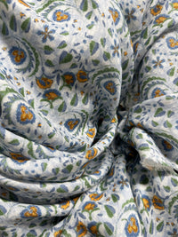 Italian Soft Eastern Print Cotton Linen
