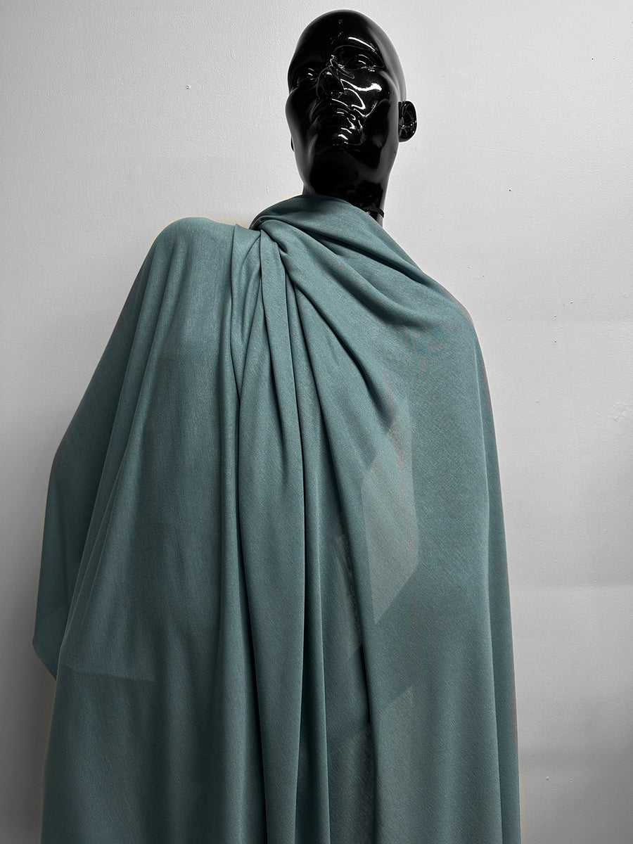 Italian Viscose Silk Light Jersey China Blue