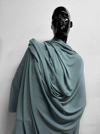 Italian Viscose Silk Light Jersey China Blue