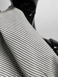 Italian Twill Stripe Cotton Twill