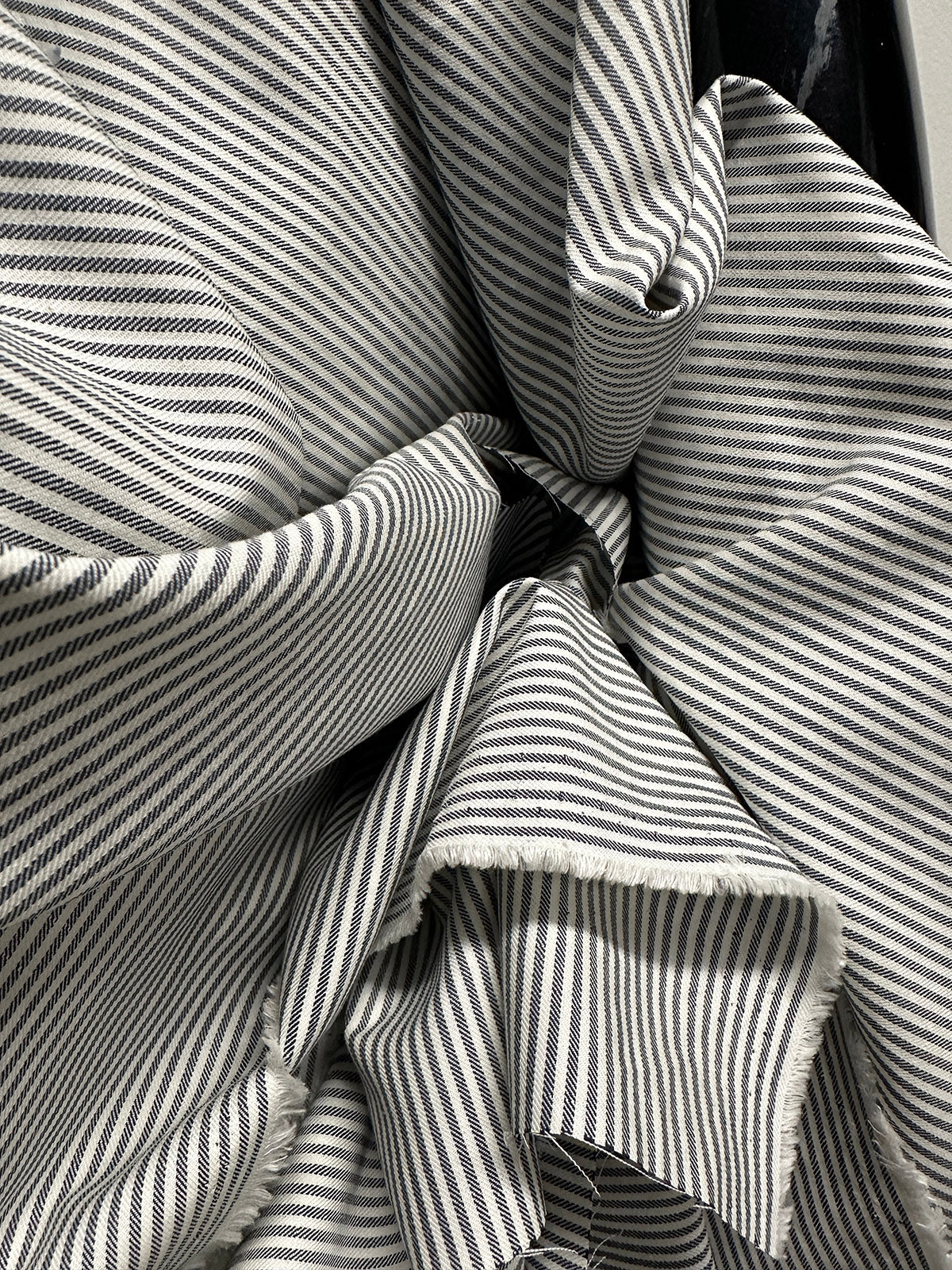 Italian Twill Stripe Cotton Twill