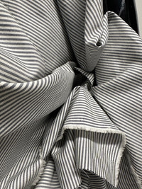 Italian Twill Stripe Cotton Twill