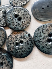 Vintage Italian Big Confetti Print Shell Buttons