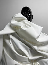 Italian Perfect Crisp White Cotton Shirtings With Body