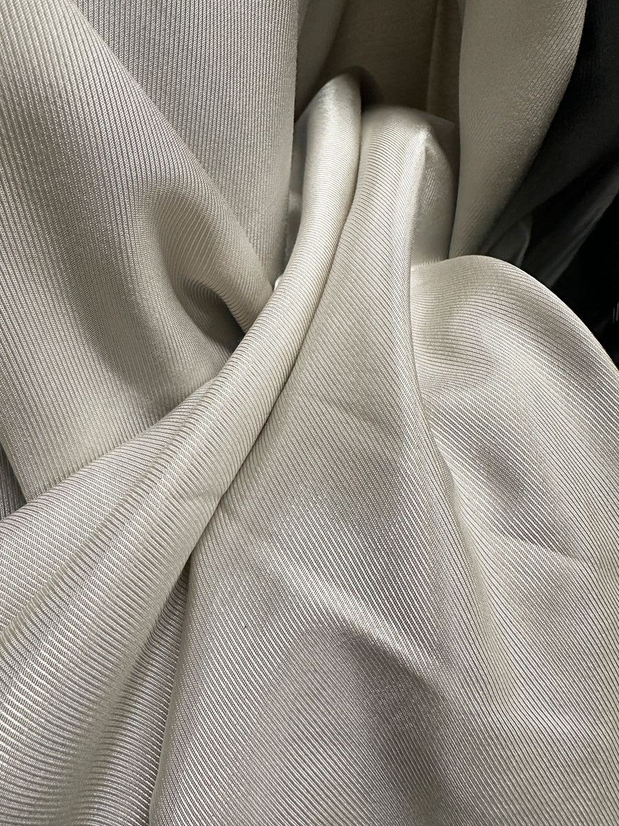 Italian Summer Cotton Viscose Twill Lining - Sand