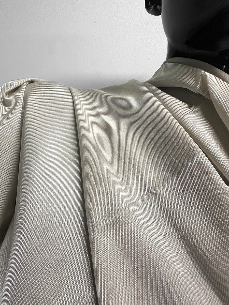 Italian Summer Cotton Viscose Twill Lining - Sand